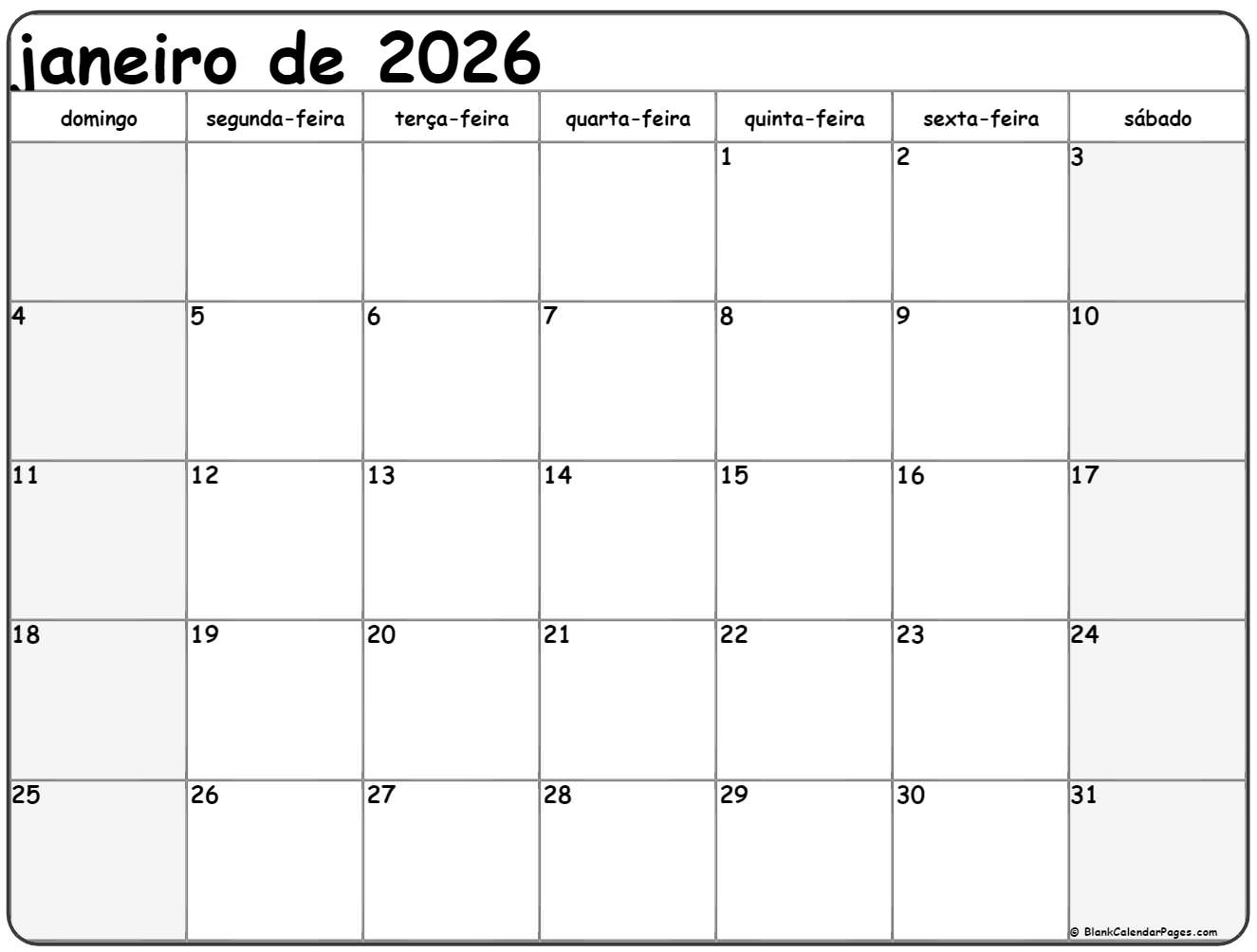 Janeiro De 2021 Calendario Gr tis Em Portugu s Calendario Janeiro