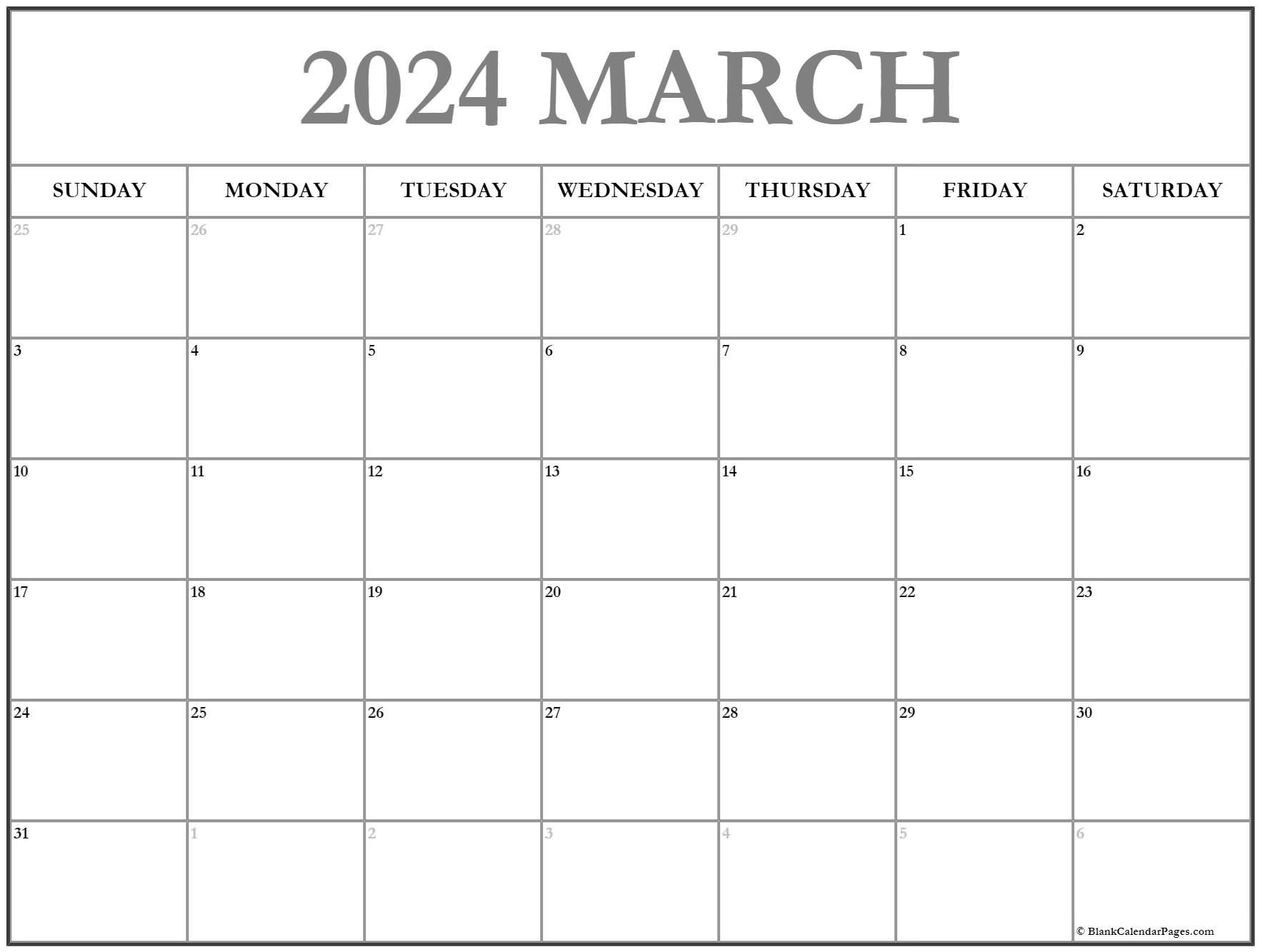 March 2019 calendar free printable monthly calendars