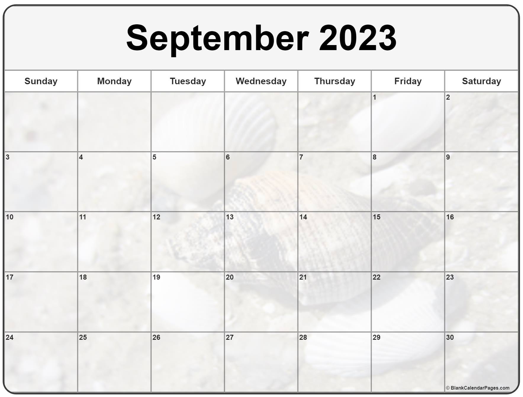 Free Printable Calendar September 2023 Canada