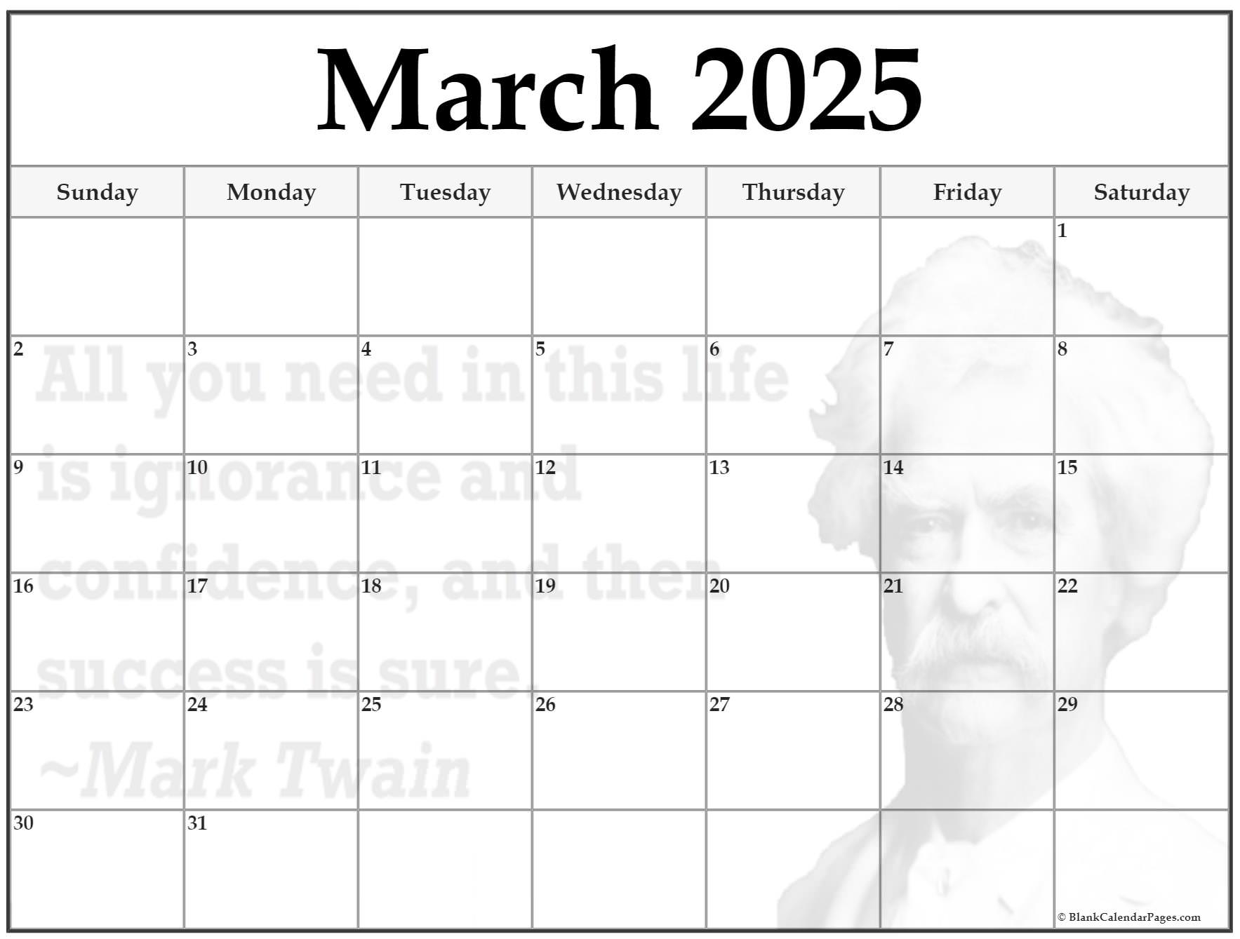 24 March 2023 Quote Calendars
