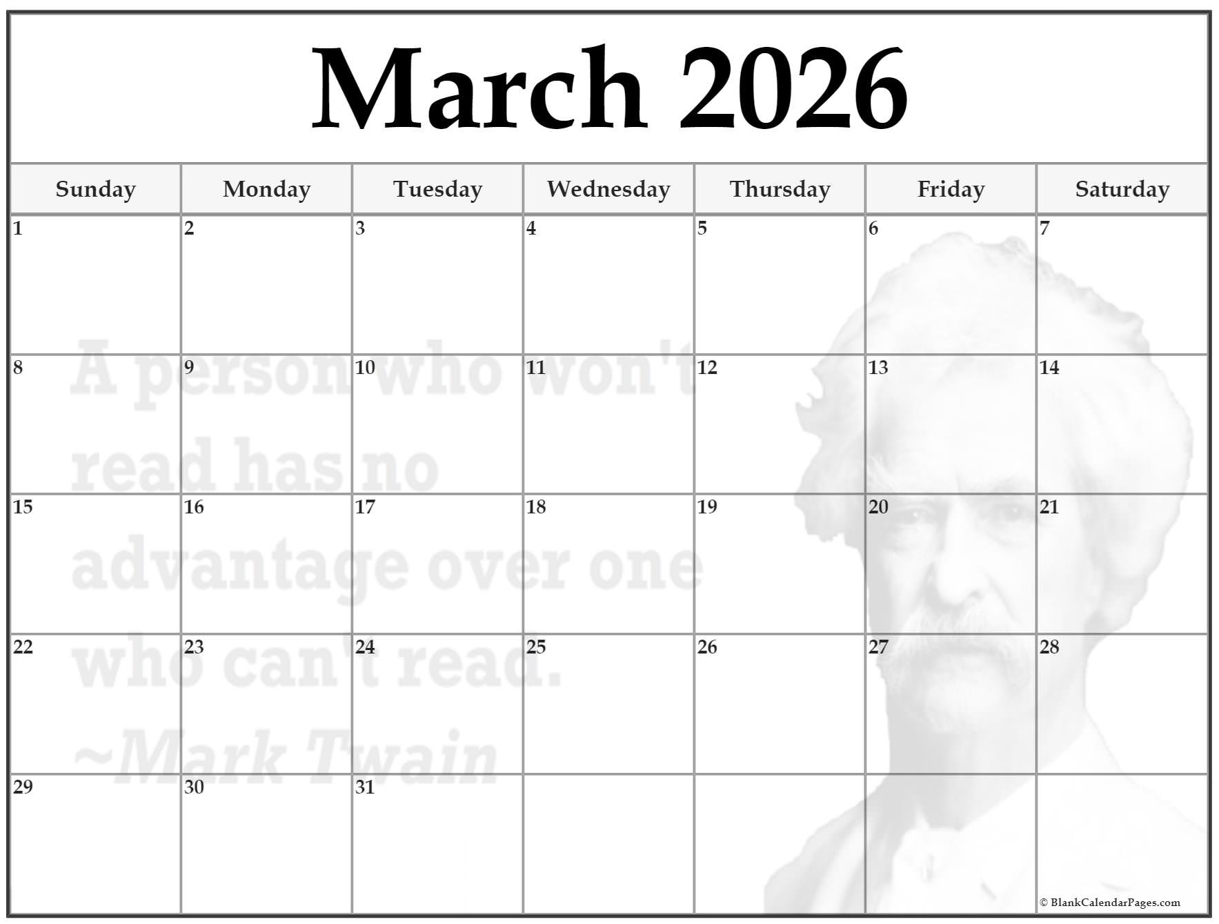 24 March 2023 Quote Calendars