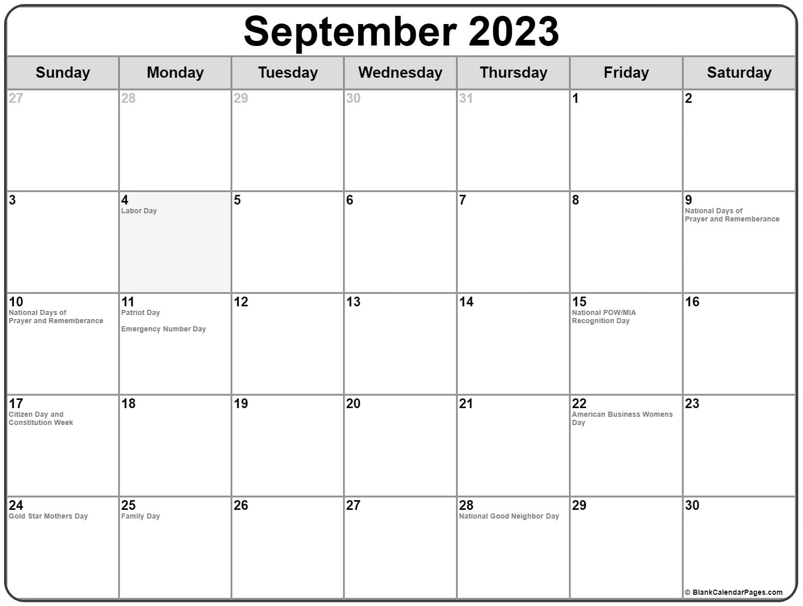 September 2024 Editable Calendar With Holidays www.vrogue.co