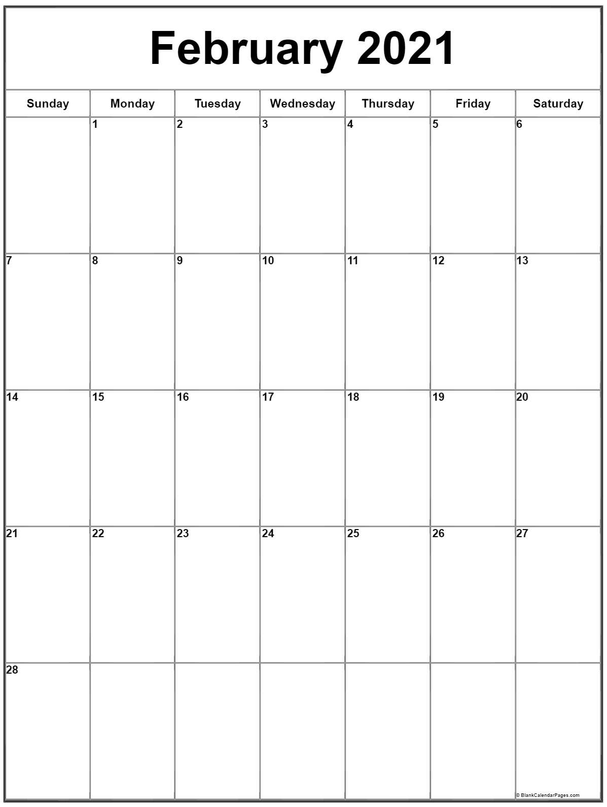 Featured image of post February 2021 Calendar Black And White : Download this free vector about 2021 calendar in black and white, and discover more than 11 million professional graphic resources on freepik.