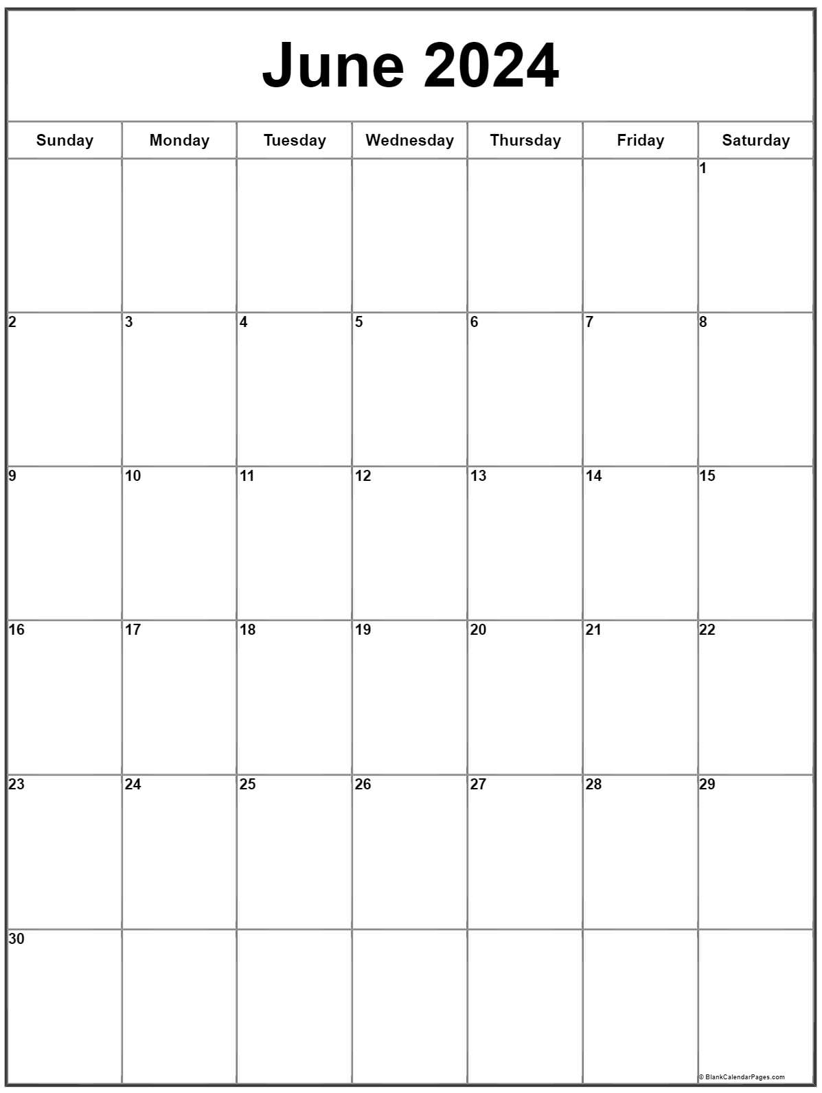 June 2024 Calendar Printable Vertical Heddi Kristal