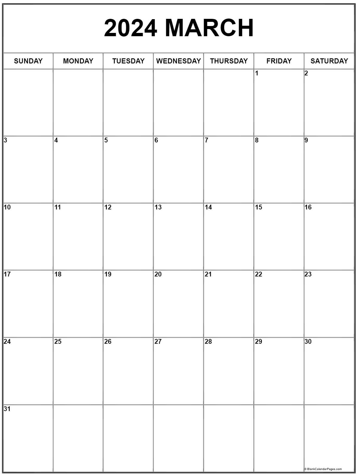 March 2023 Calendar Vertical Get Calender 2023 Update