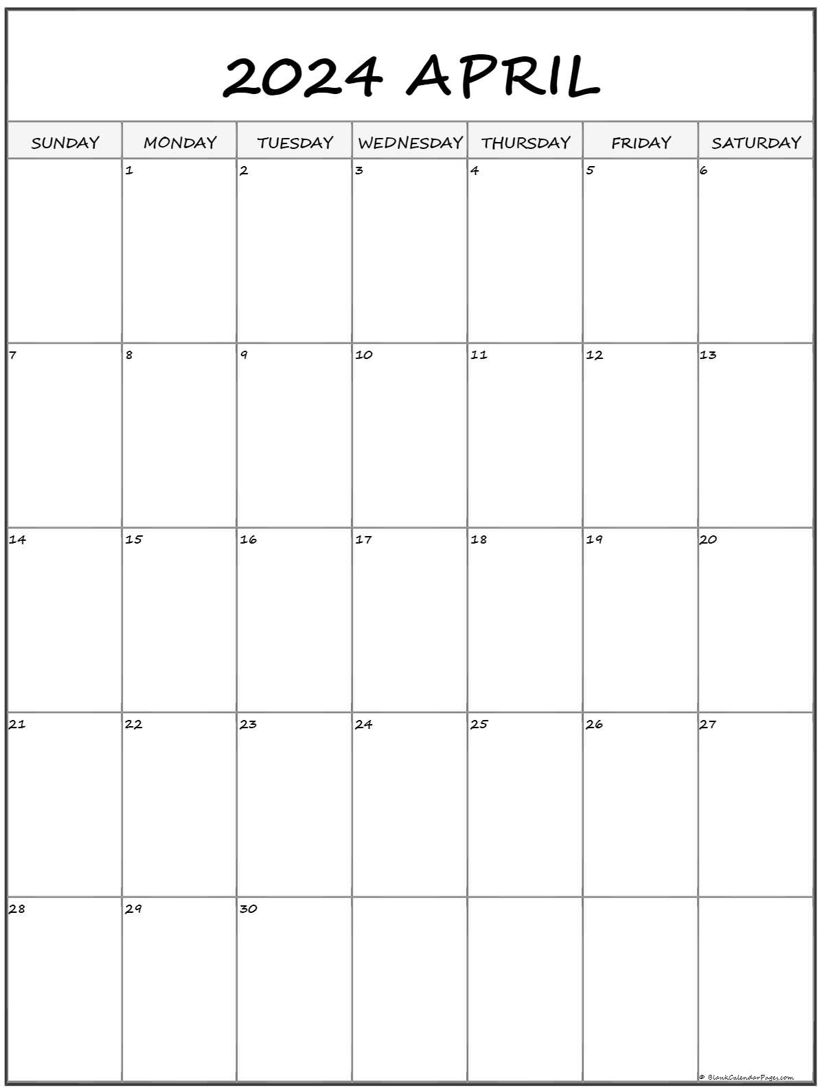 April 2022 Calendar Printable Portrait Printable Form, Templates and