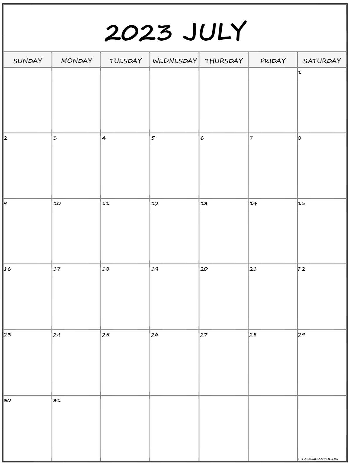 july 2023 calendar free printable calendar july 2023 calendar free