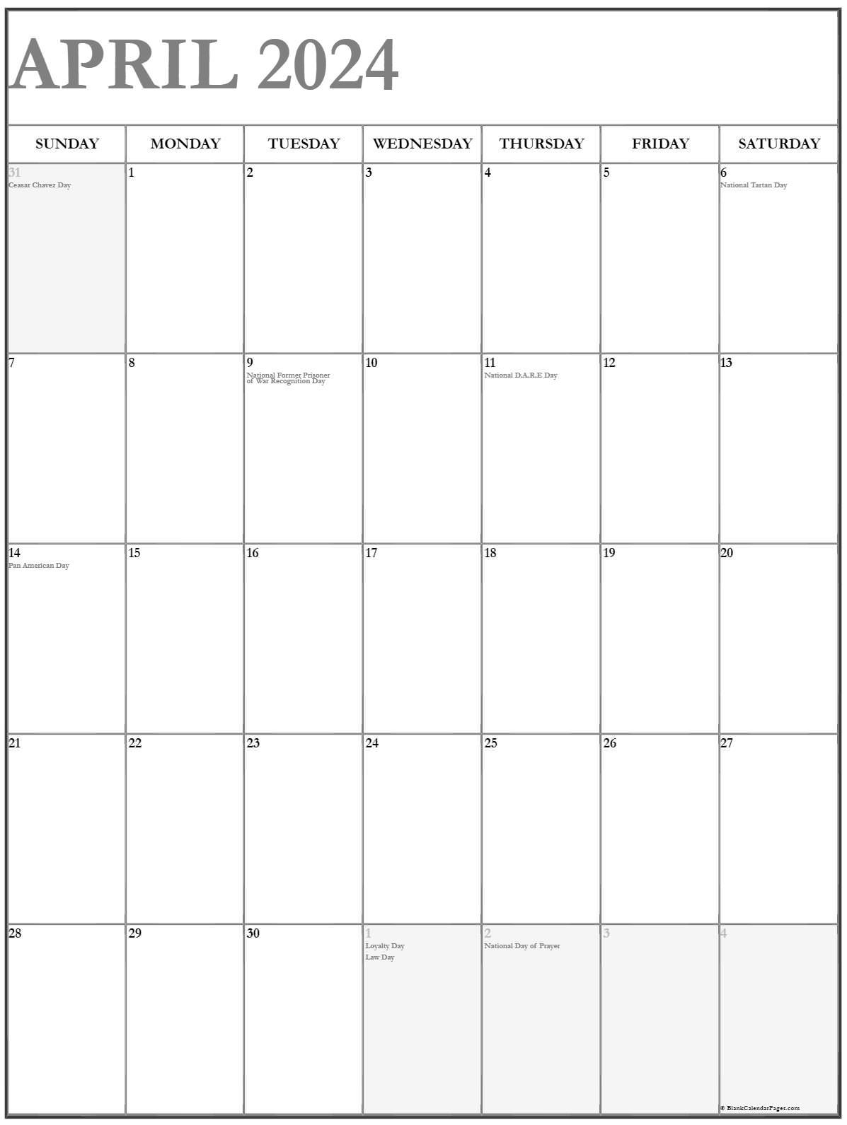 Free Floral April 2023 Calendar Printable Companypioneers Com Template