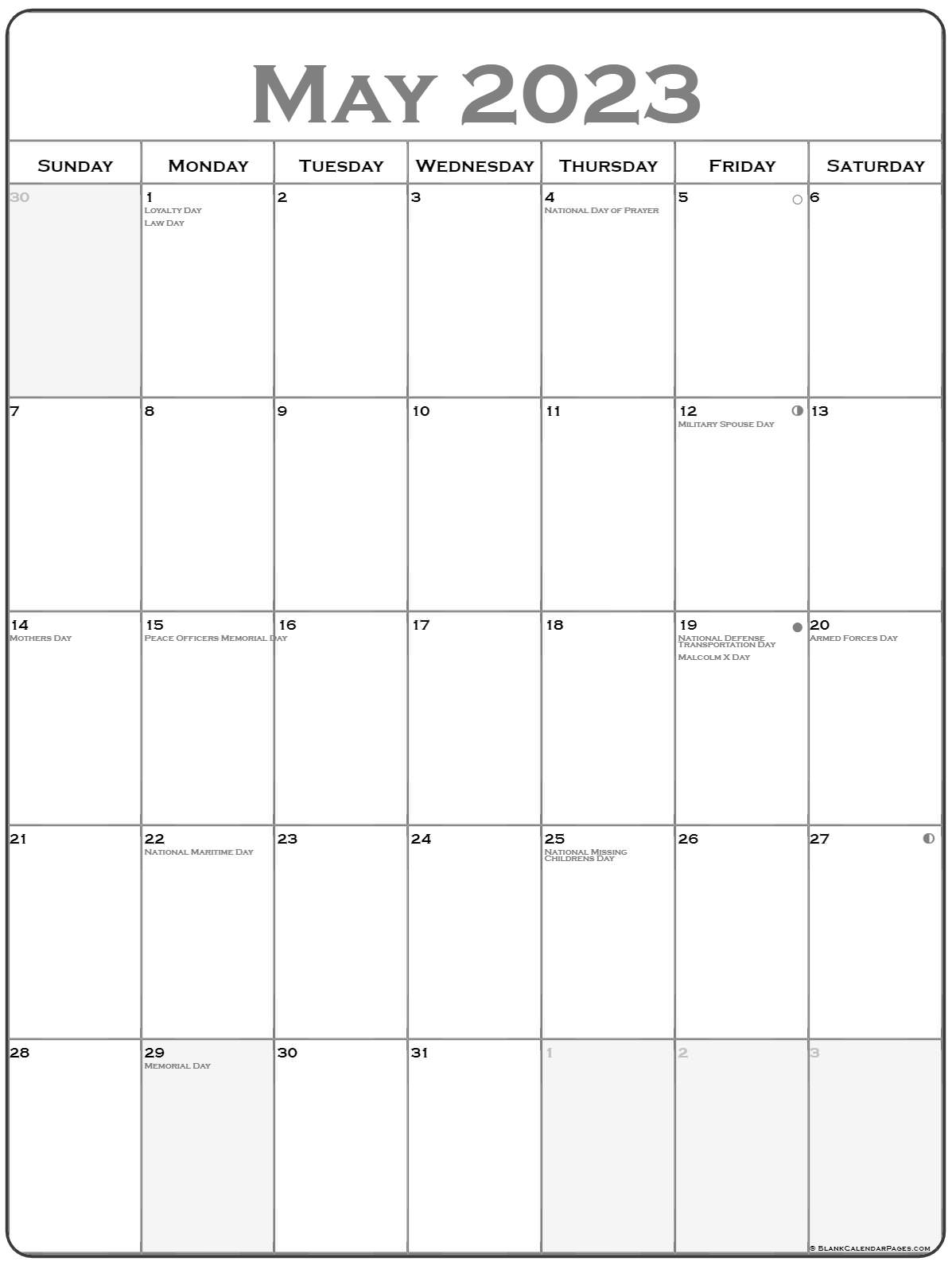 May 2023 Calendar Printable Word Get Your Hands on Amazing Free